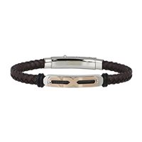 Bracciale Rosso Amante Uomo Mecano in Pelle UBR633FR - UBR633FR